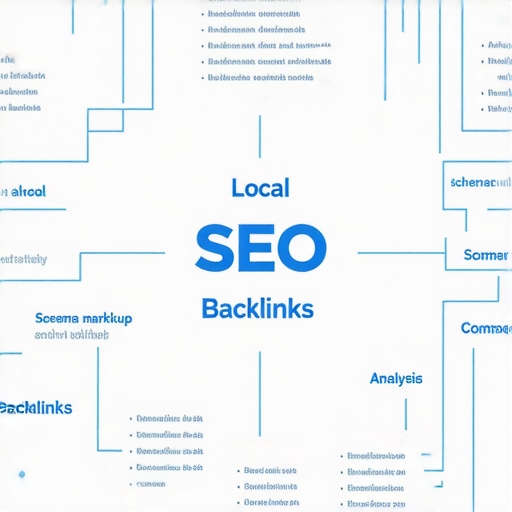 Diagram illustrating advanced local SEO tactics for Google My Business optimization