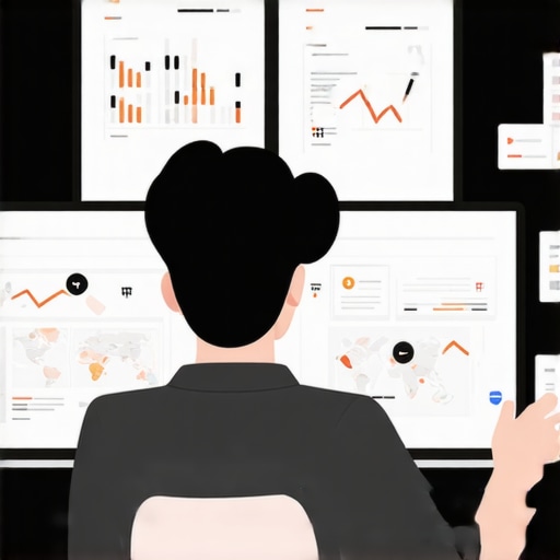 SEO specialist reviewing Google Maps ranking data with charts