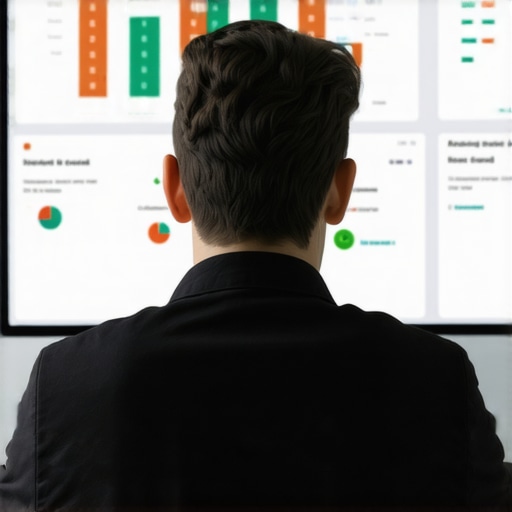 A marketer reviewing local SEO data on a computer screen.