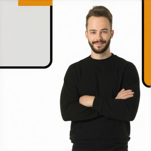 Business owner working on Google My Business profile on computer, improving local search visibility