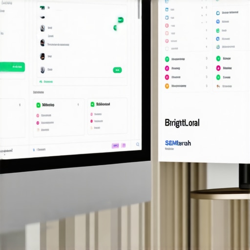 Close-up of a digital marketing dashboard displaying citation management and ranking tracking tools.