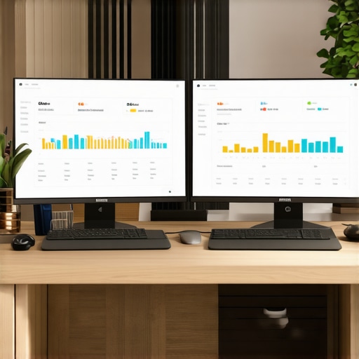 A workspace showing multiple SEO software dashboards for tracking Google My Business rankings and local citations.