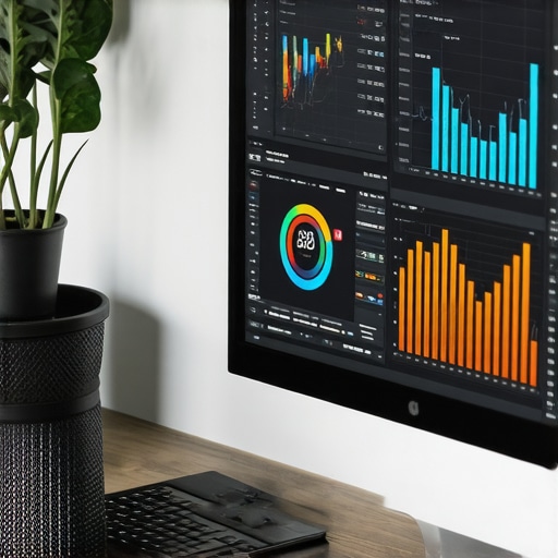 Screen displaying analytics and SEO tools for local map optimization