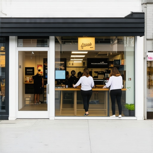 Photo of a busy local storefront with clear signage and a team inside, representing strong profile visuals.