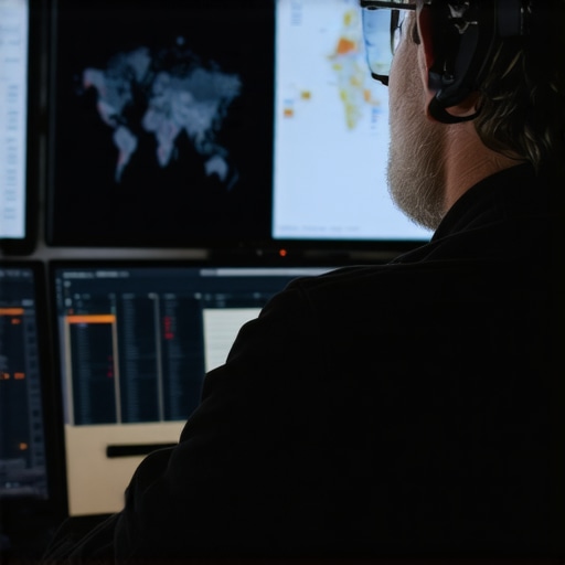 Deep Dive into Local SEO Data A digital marketing professional reviewing local SEO analytics on computer screens with maps and graphs.