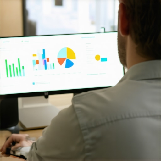 SEO expert analyzing local search data on computer