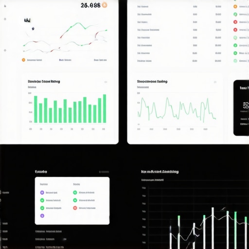 A person analyzing local SEO data on a digital dashboard