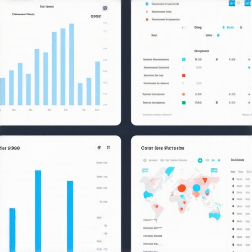 Screenshot of an advanced local SEO dashboard tracking map pack rankings and proximity signals.
